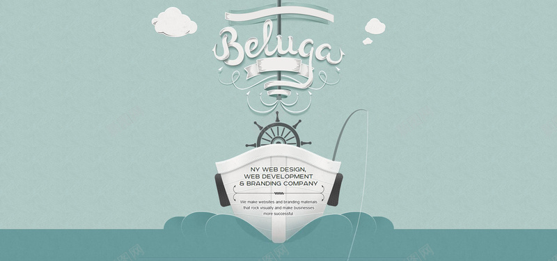 航海船jpg设计背景_88icon https://88icon.com 卡通 船 船舵 大海 蓝色 海报banner 童趣 手绘