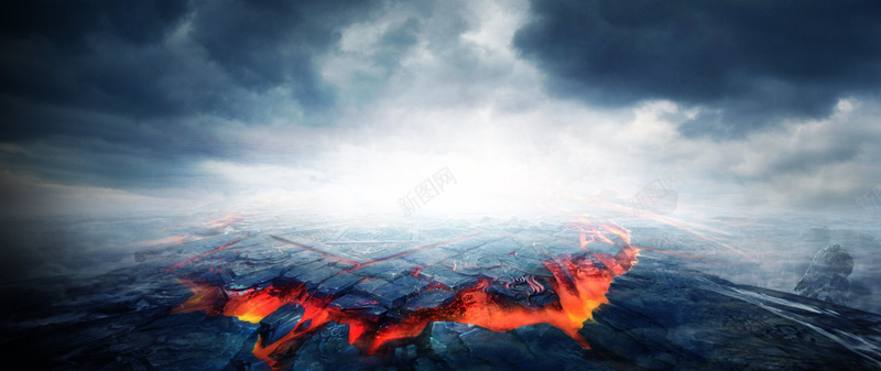 激情火山背景jpg设计背景_88icon https://88icon.com 火上 炫酷 城市 海报banner 科技 科幻 商务