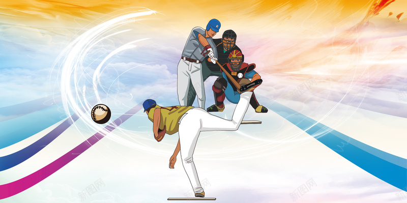 手绘运动员棒球训练招生海报背景素材psd设计背景_88icon https://88icon.com 手绘运动员 棒球比赛 棒球运动 棒球场 棒球 美国棒球 棒球训练班 夏季运动会 展板模板 海报背景 激动