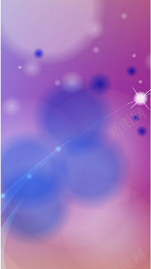 渐变的紫色H5素材背景背景