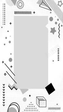 孟菲斯风格图案广告设计背景背景