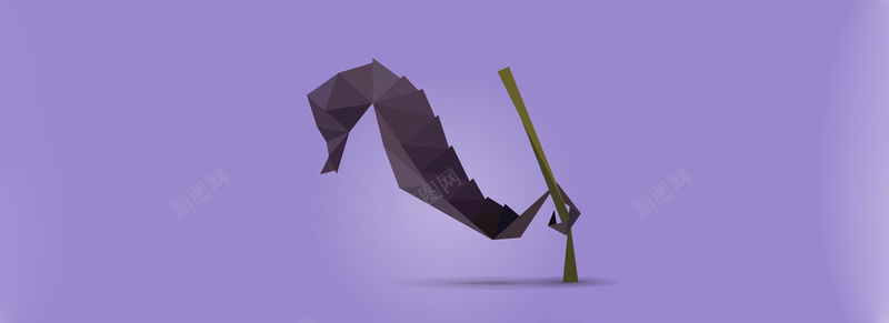 海马jpg设计背景_88icon https://88icon.com 海报banner 动物 卡通 童趣 紫色 手绘