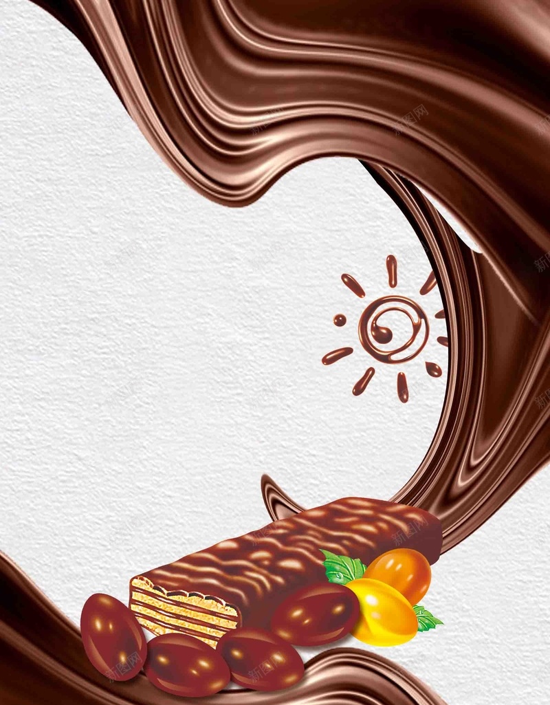 巧克力促销海报设计背景模板psd设计背景_88icon https://88icon.com 背景模板 巧克力 促销 海报 设计 甜品 食品宣传 活动