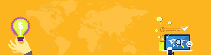商务科技橘色背景jpg设计背景_88icon https://88icon.com 商务 科技 橘色 灯泡 手 电脑 海报banner 科技感 科技风 高科技 科幻