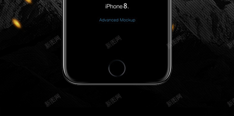 炫酷黑色iPhone8H5psd设计背景_88icon https://88icon.com 疯狂来袭 苹果专卖 震撼来袭 苹果8 预售 iPhone上市 大气高端上档次 宣传单 炫酷 科技 金