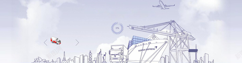 轮船jpg设计背景_88icon https://88icon.com 海报banner 出海 卡通 蓝色 轮船 童趣 手绘