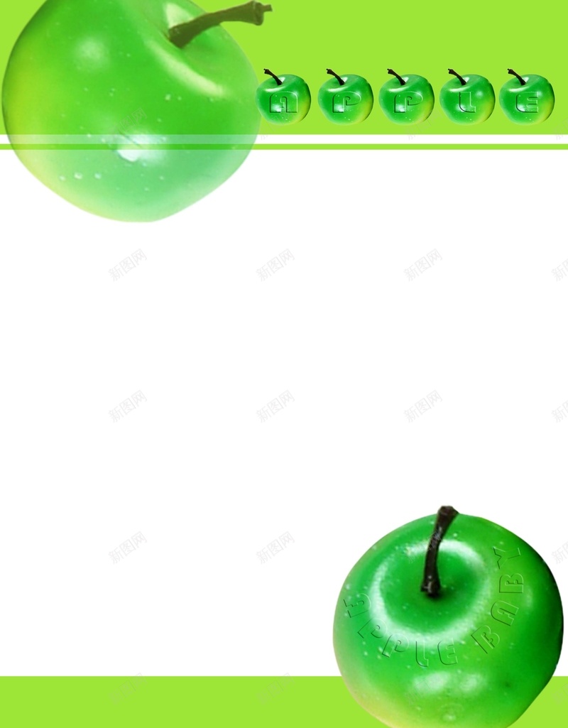 绿色苹果创意海报背景psd设计背景_88icon https://88icon.com 创意 水果 清新 绿色 苹果 扁平 广告 海报 背景