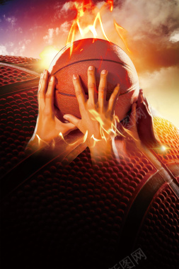 篮球赛海报背景素材背景
