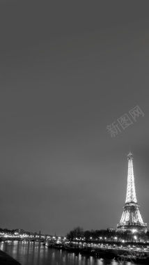 欧式建筑之巴黎H5背景背景
