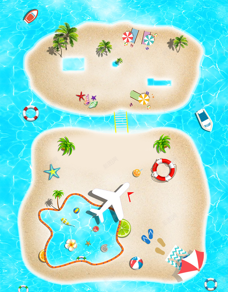 手绘创意夏日海上夏令营海报背景素材psd设计背景_88icon https://88icon.com 夏日玩转 手绘创意 海岛海边 海边度假 暑假 夏令营夏季旅游 浪漫游 旅游活动 广告设计 海报背景 开心