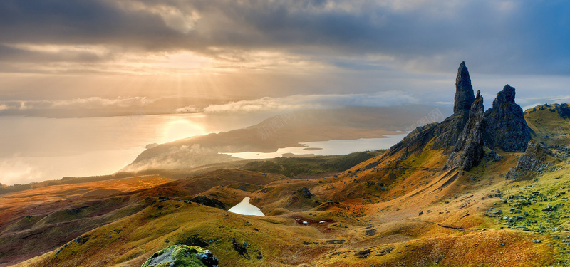 高地和岛屿jpg设计背景_88icon https://88icon.com 景观 苏格兰 上午 日出 海报banner 斯凯 老爸的 storr 高地和岛屿 摄影 风景
