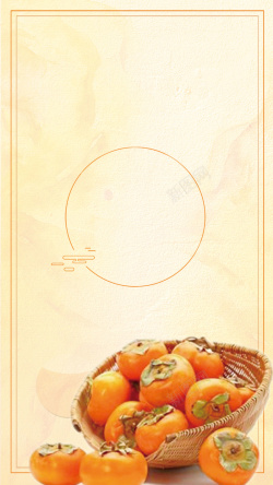 水果批发柿子柿饼黄金柿子柿子饼H5高清图片