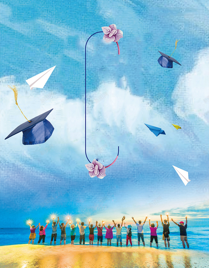 毕业季的海报设计psd设计背景_88icon https://88icon.com 毕业 青春 自由 成功 离别 回忆 追求 激情