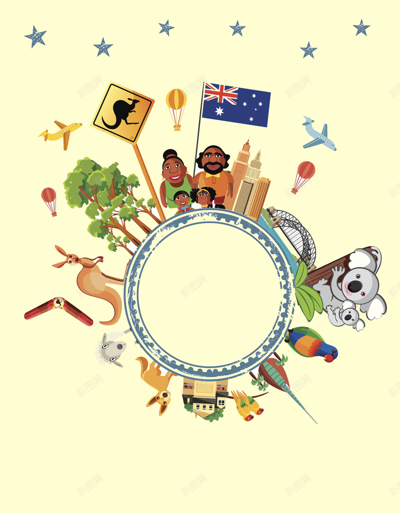 欧洲旅行出境游飞机旅行社海报背景素材jpg设计背景_88icon https://88icon.com 旅行 出境游 飞机 旅行社 世界名胜 澳洲 自助游 袋鼠 考拉 建筑