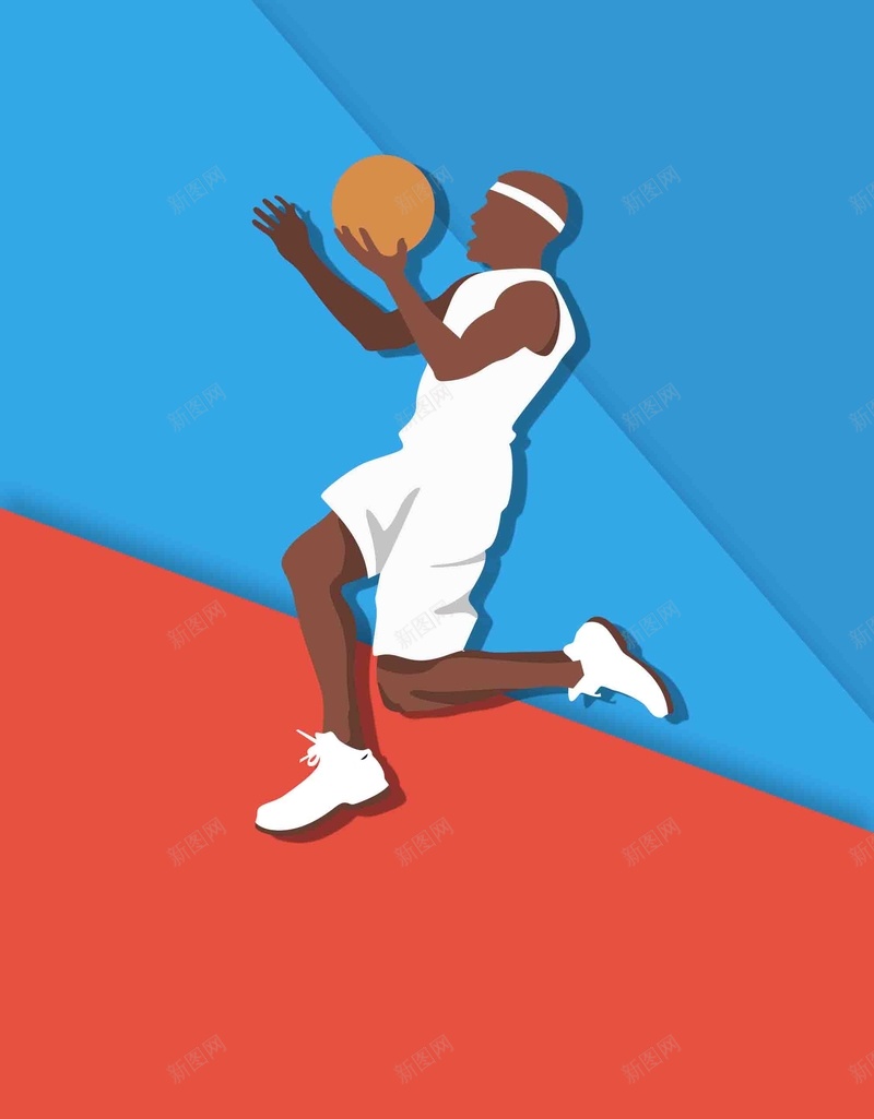 NBA职业联赛插画体育海报背景模板psd设计背景_88icon https://88icon.com 职业联赛 背景模板 体育 插画 海报 NBA 比赛 宣传
