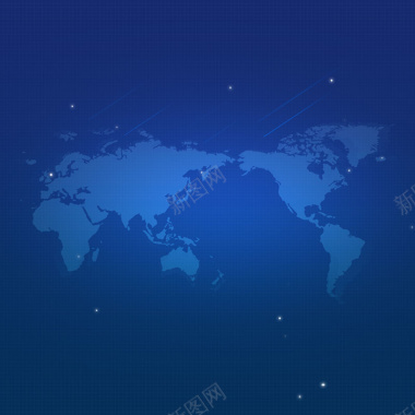 蓝色网格世界地图淘宝主图背景
