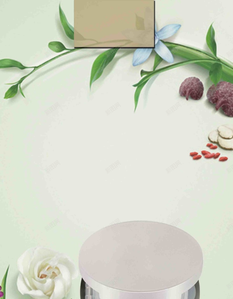 化妆品护肤品创意广告海报背景模板psd设计背景_88icon https://88icon.com 化妆品 护肤品 创意 广告 海报 cc气垫 花卉 清新 淡雅 监狱