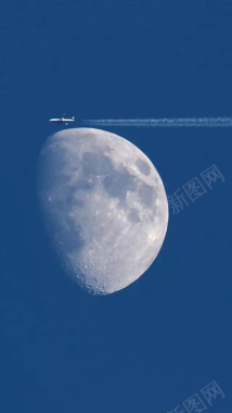 炫酷星空飞机背景背景