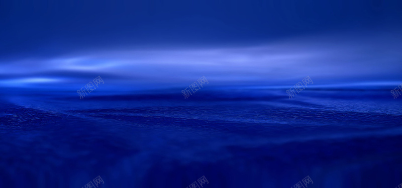 蓝色河流波浪背景背景