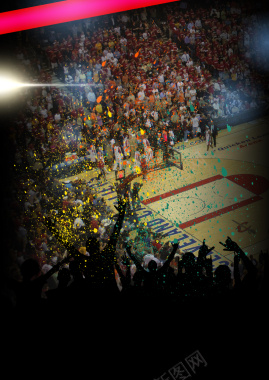 NBA比赛篮球海报背景素材背景