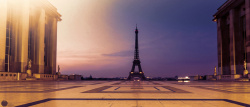 简笔巴黎街道巴黎铁塔高清图片