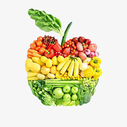 多吃蔬菜瓜果健康生活素材