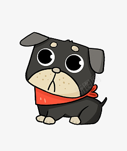 卡通小狗儿童画可爱法斗psd免抠素材_88icon https://88icon.com 卡通 小狗 儿童画 可爱 法斗