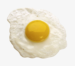 真实半熟鸡蛋黄素材