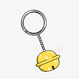 黄色波点铃铛钥匙扣侨png免抠素材_88icon https://88icon.com 波点铃铛钥匙扣 黄色波点铃铛 铃铛钥匙扣 白色波点 钥匙扣 钥匙链 波点 黄色