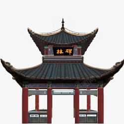 中国风凉亭楼阁素材素材