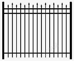 围金属围栏院围图标