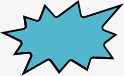 矢量漫画气泡素材