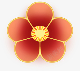 国潮古风手绘梅花png免抠素材_88icon https://88icon.com 国潮 古风 手绘 梅花