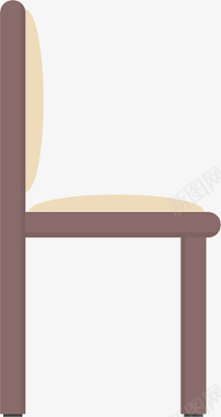 座椅侧面座椅元素图标