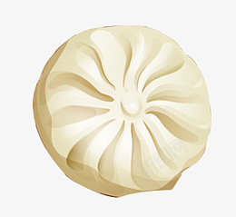 手绘褶皱大包子png免抠素材_88icon https://88icon.com 包子 手绘 卡通 立冬