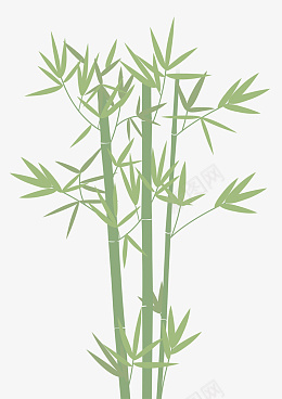绿色竹子设计素材cdr免抠素材_88icon https://88icon.com 绿色 竹子 装饰 复古 美化