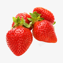 新鲜水果奶油草莓素材