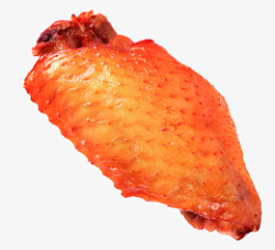 鲁道夫汉堡炸鸡蜜汁香辣鸡翅高清图片