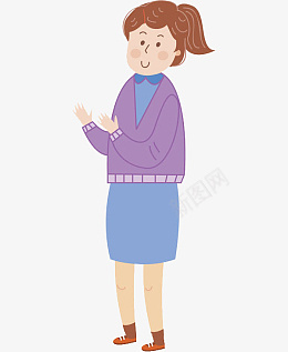 卡通鼓掌的女人PNGpng免抠素材_88icon https://88icon.com 女人 鼓掌 插图 人物画 肖像画 卡通手绘 高兴地