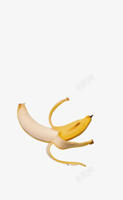 剥开的香蕉一个剥开的香蕉君高清图片