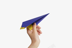 纸飞机放飞儿时梦想素材