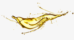 汽油元素黄色汽油泼洒汽油素材