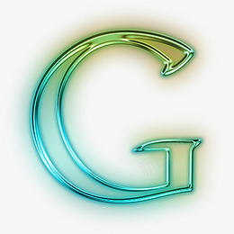 绿色特效字母大写Gpng免抠素材_88icon https://88icon.com 特效 字母表 绿色效果 装饰组合