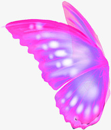 粉色艺术光效蝴蝶素材