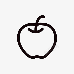 苹果水果生果果实图标