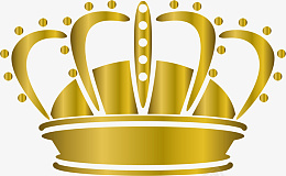 华丽金色皇冠渐变png免抠素材_88icon https://88icon.com 金色 渐变 皇冠 华丽