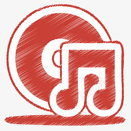 RedmusiccdIconpng免抠素材_88icon https://88icon.com red music audio sound cd disk