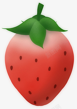 卡通手绘小草莓可爱png免抠素材_88icon https://88icon.com 卡通 手绘 小草莓 可爱