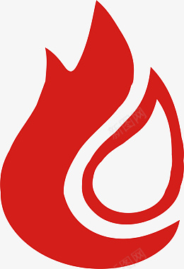 宝马火焰火焰图标红色图标