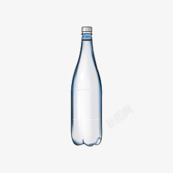 卡通矿泉水水瓶饮料瓶装饰设计戳素材